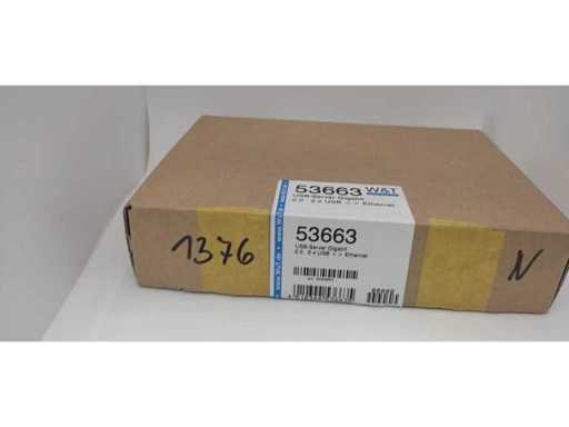 W&T - 53663 - USB Server Gigabit 2xUSB <> Ethernet