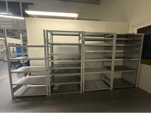   Industrial shelving systems (4 pcs.)