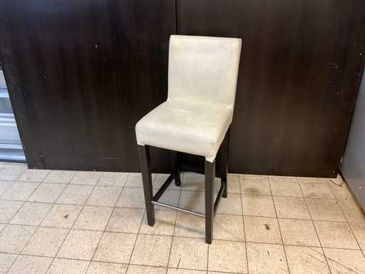 Tabourets de bar en cuir synthétique (2x)