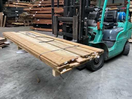 Scândură de grădină de pin impregnată - 240x14x1,5 cm (25x)