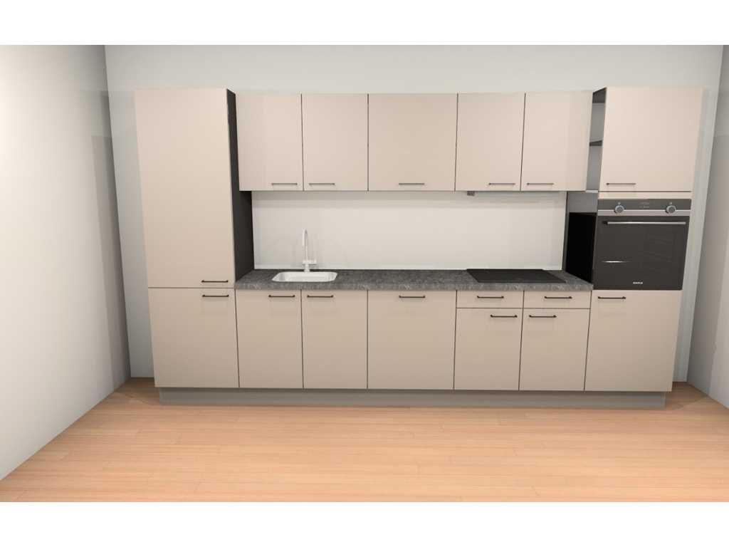 Häcker Concept130 - SCALA greige - Kitchen layout