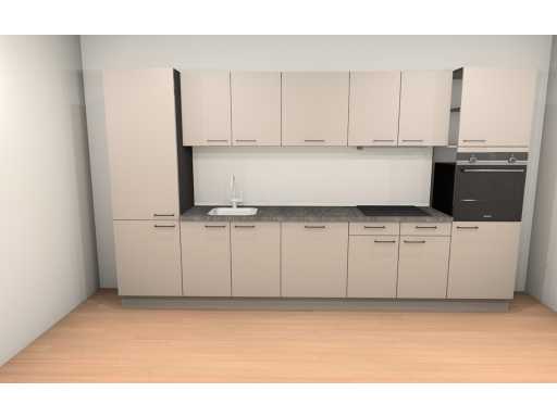 Häcker Concept130 SCALA greige  Recht keuken