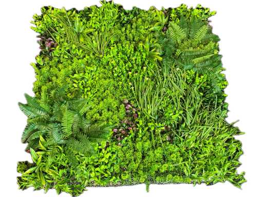 Panel ze sztucznej ściany żywopłotu (2x)