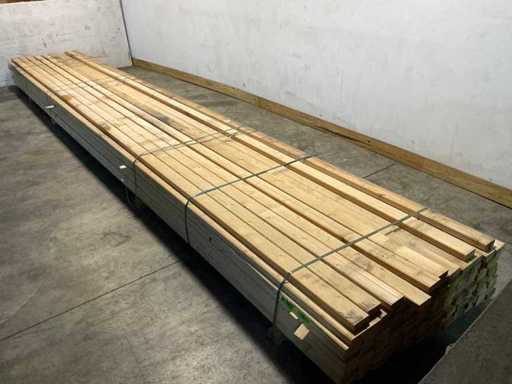 Grindă de molid rindeoită - 690x8,9x3,8 cm (50x)