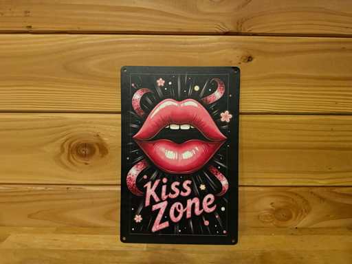 Metalen reclamebord 30x20cm