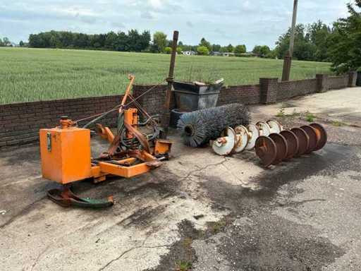 Hemos Trencher H150 Tranchée hydraulique 1997