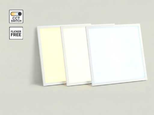 60 versenkte hintergrundbeleuchtete LED-Panels weiß (20x)