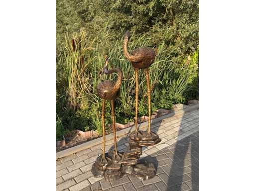 Pelican de bronz 158 cm în?l?ime