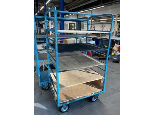 Warehouse trolley 110x80x180cm v.v. 5 tiers