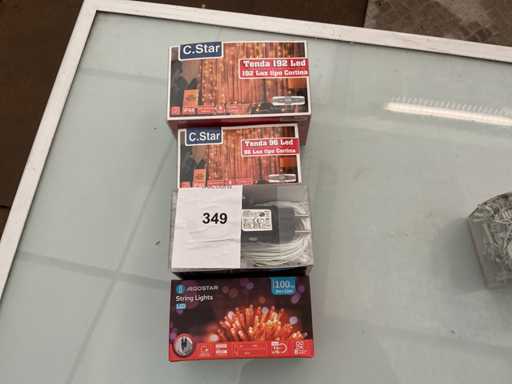 C.Star. IP20+IP44. Innen- / Außenbereich, Weihnachts-LED-Beleuchtung. (4-fach)