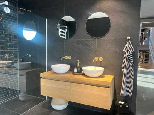 Looox - Wooden Drawer Box - Badmeubelset 140 cm