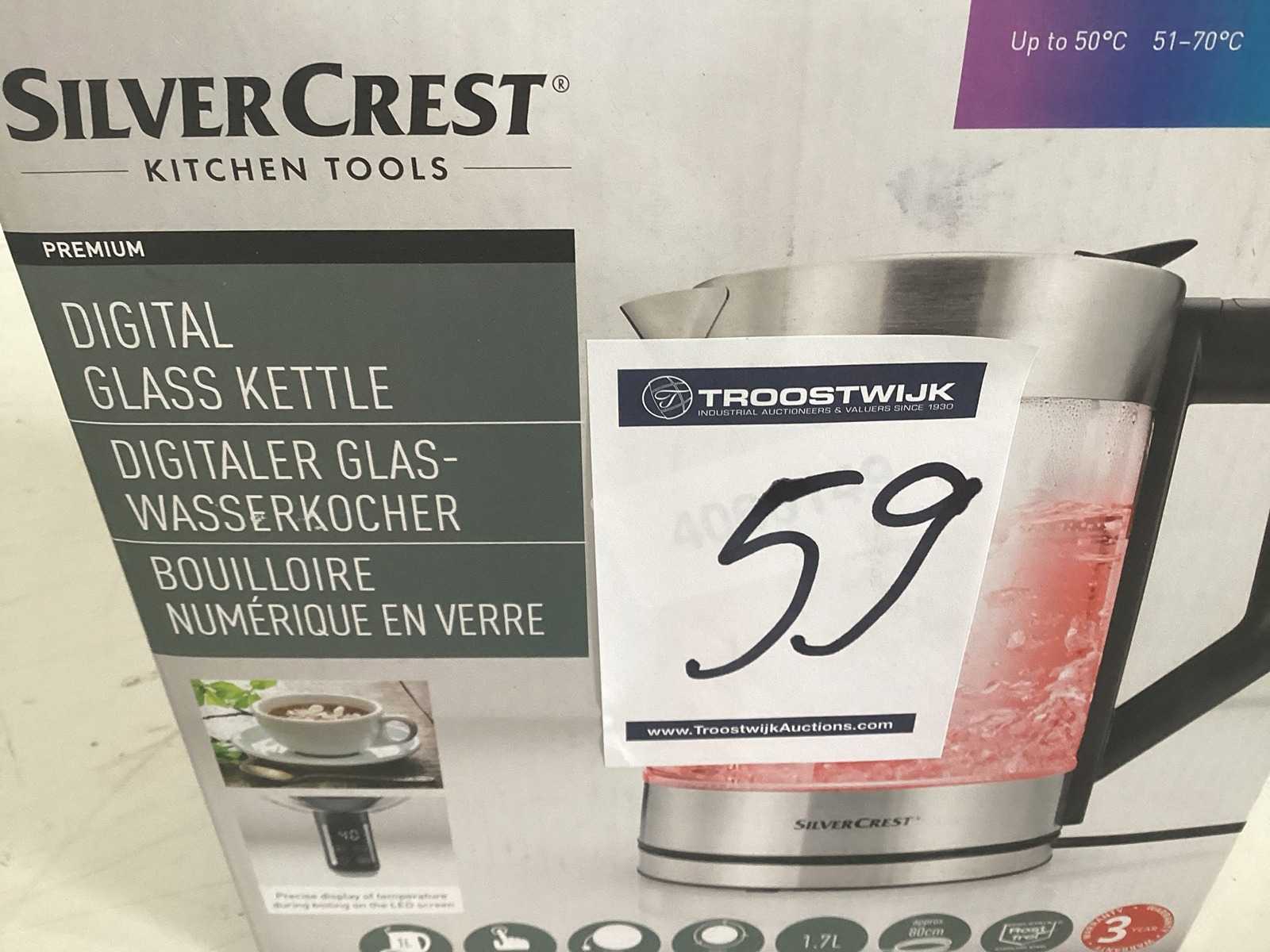 Silvercrest shop glass kettle