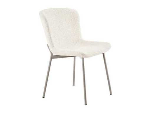 fonQ - Chaise de salle à manger Cerf - Crème - Chaise de salle à manger (6x)