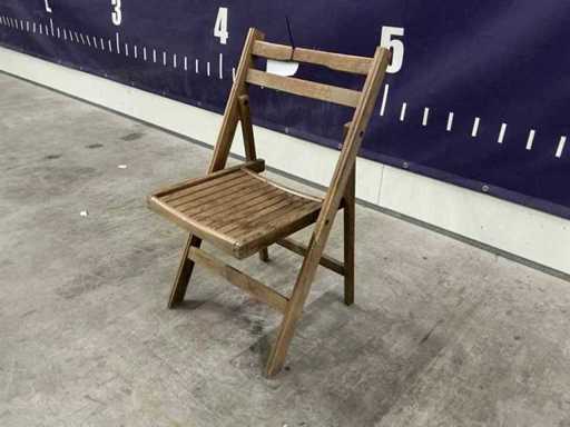 Klapstoel(hout) (11x)