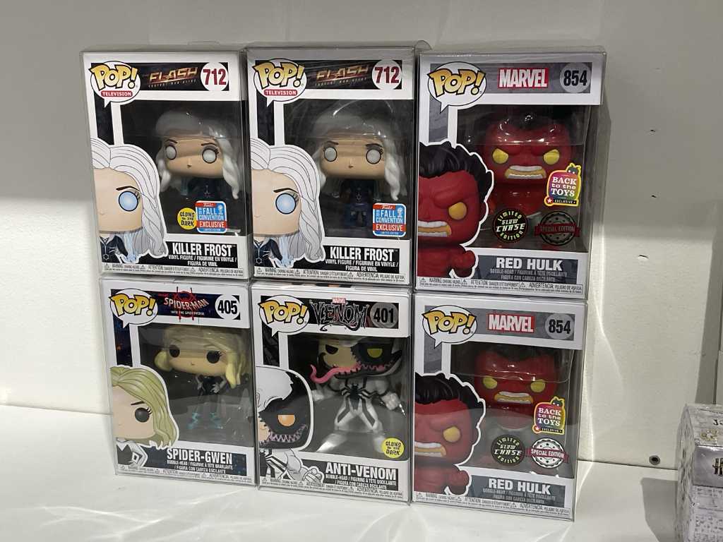 Funko Pop! Marvel Vinyl Figure Collectible (6x)