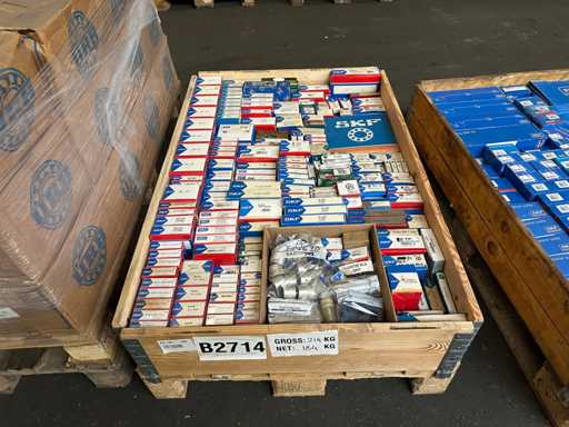 184 kg net bearings from SKF