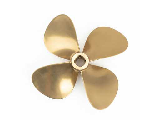 Vetus P4E23X19L Elice din alamă cu 4 pale, 23 x 19 inch stânga