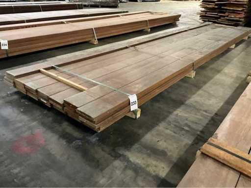 Kebony Radiata braided parts smooth 22x142 mm (31x)