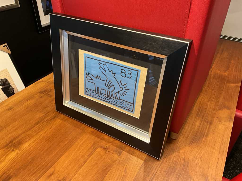 Gouache Keith Haring