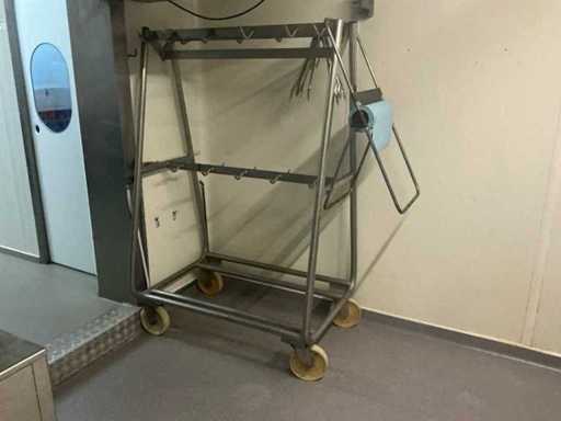 Professionele pensen- en of worstenkar. Vleeskar