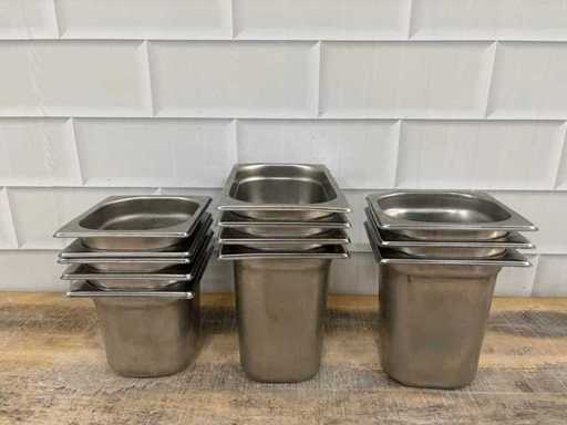 Oțel inoxidabil - Tavă Gastronorm (12x)