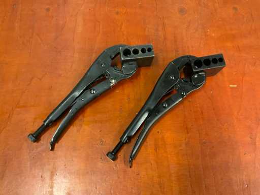 Gedore Klemtang t.b.v nippels in kunststofleiding (2x)