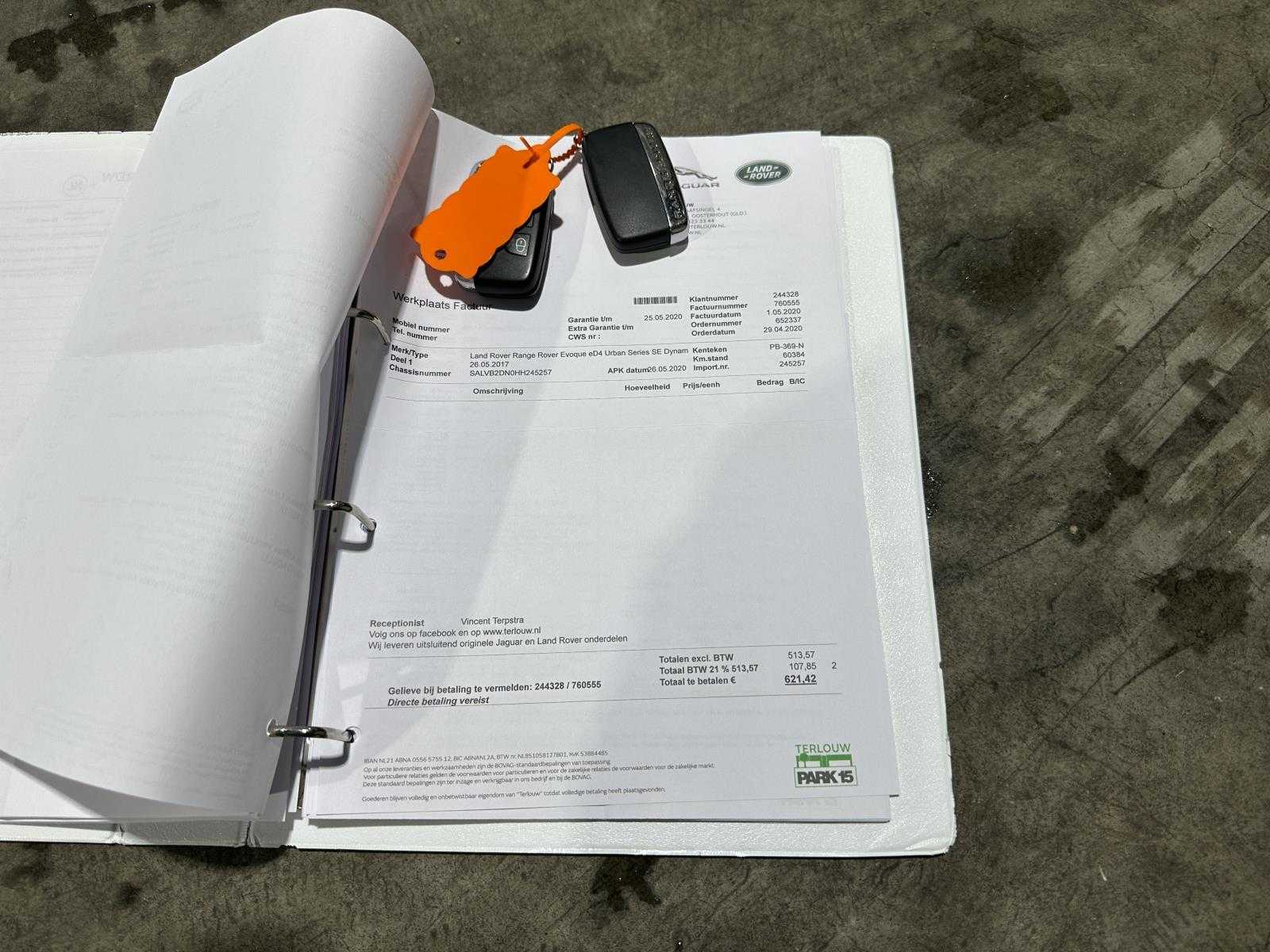 Land Rover Range Rover Evoque 2.0 eD4 HSE 150pk 2017 (Origineel-NL), PB-369-N