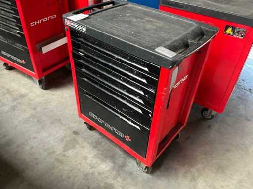 Chariot Facom Chrono+ Tool avec contenu
