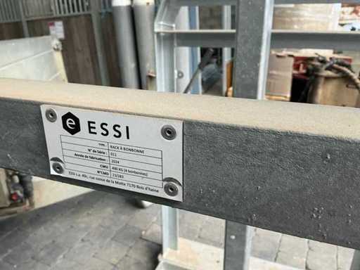 2024 Essi Gegalvaniseerde hefbok voor gasflessen