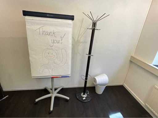 Novo Flipchart, suport pentru haine, coș de gunoi