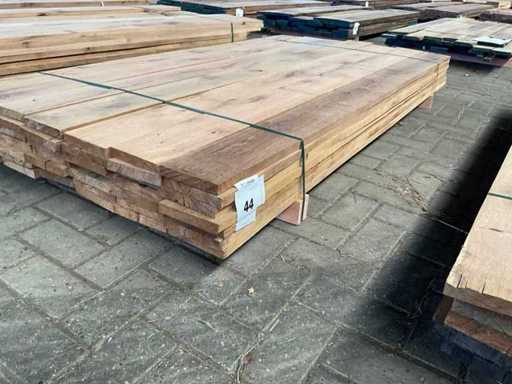 Europees Eiken planken gestoomd  27 mm ca. 0,35 m³