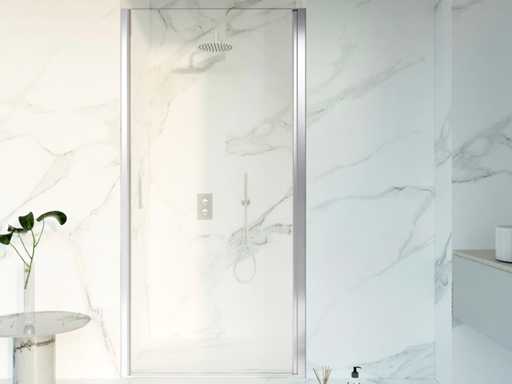 Douchedeur 90x200cm anti kalk chroom