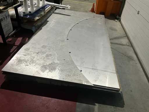 Aluminium sheets (4x)