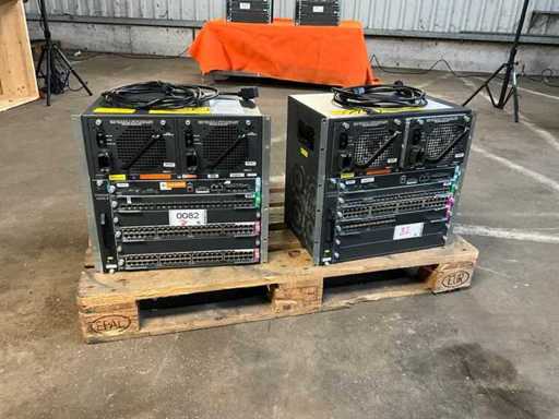 Commutateur réseau CISCO Catalyst 4500-E (2x)
