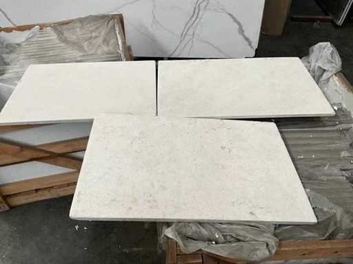 Egiziano beige Un sacco di piastrelle di pietra naturale