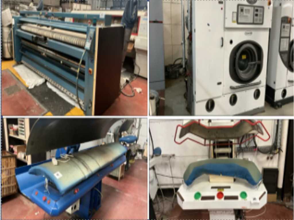 Laundry machinery and equipment due to cessation