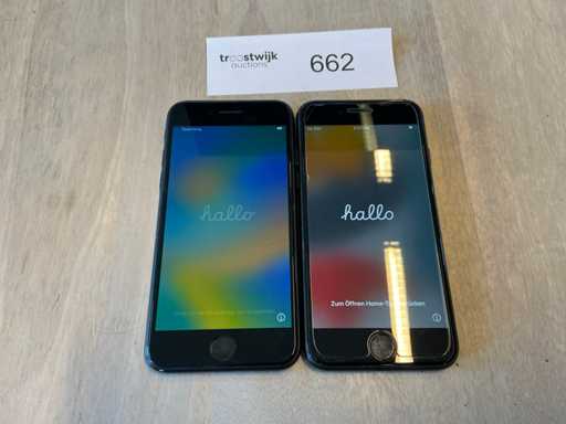 Apple Iphone SE (2. generacji, 64 GB) Telefon komórkowy (2x)