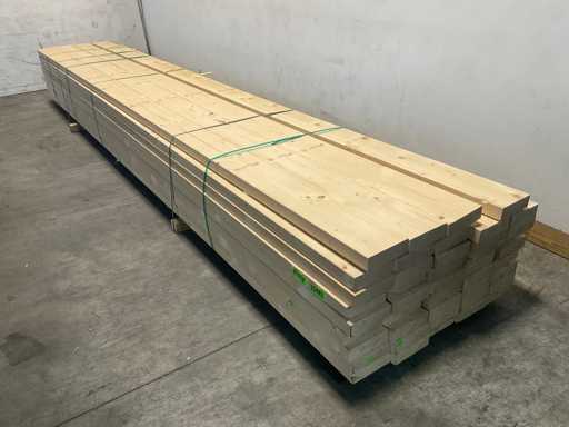 Trave di abete piallata 540x20x6,3 cm (18x)