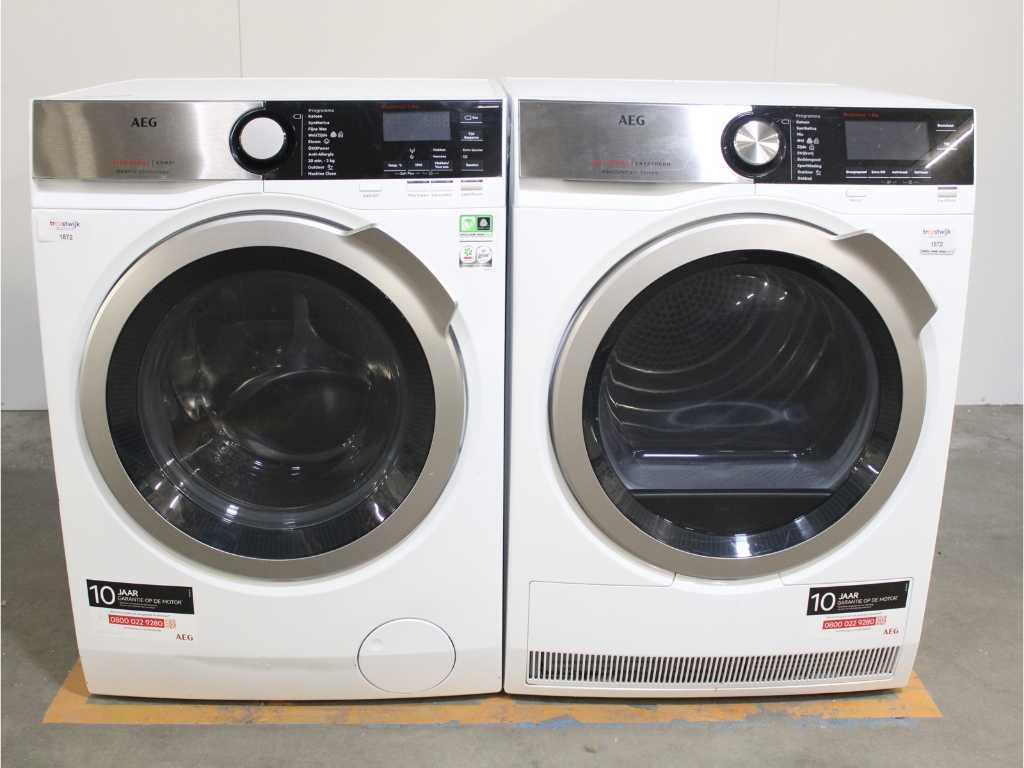Série AEG 8000 | Lavamat Ã ? Machine à laver à technologie KOMix et série AEG 8000 | Séchoir Lavatherm AbsoluteCare System
