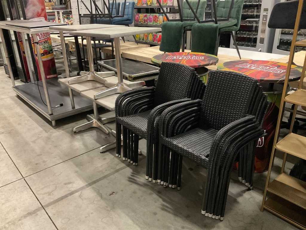 Stacking bistro chairs online costco