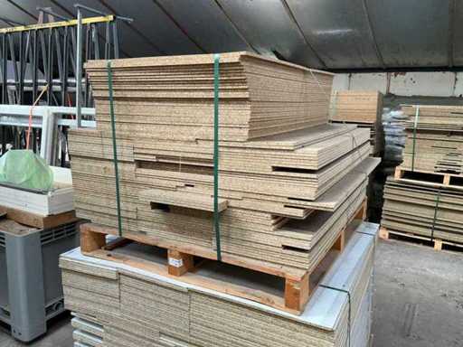 Spaanplaat 40m2