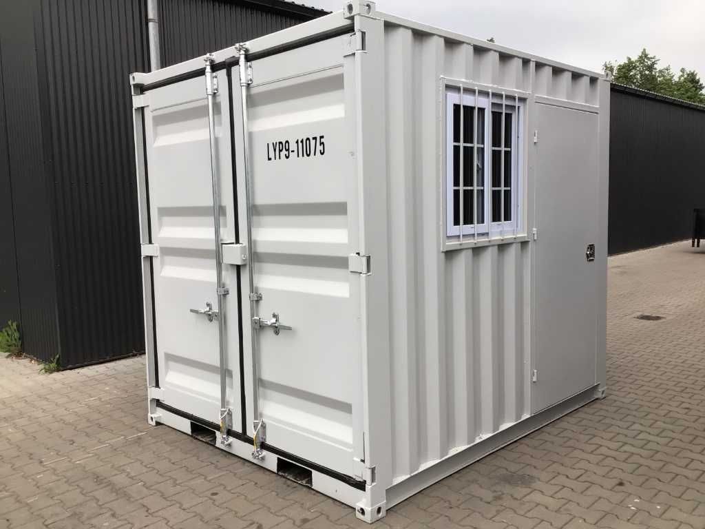 2024 - LYPU - 9ft - Lagercontainer mit Seitentür und Fenster -