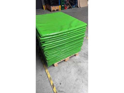 Boing - Tappetini di sicurezza castelli gonfiabili Verde (pieghevole) (30x)