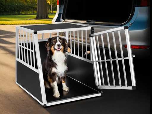 Beveiligde eenvoudige hondenreismand