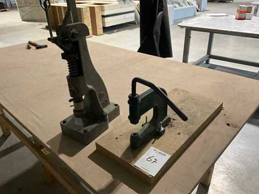 Machine à presse textile (2x)