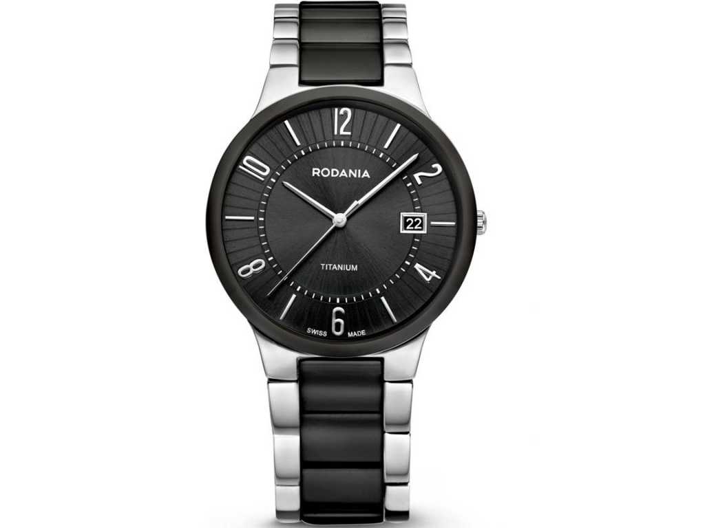 Montre homme RODANIA MYSTERY LUG 1, Céramique Noire