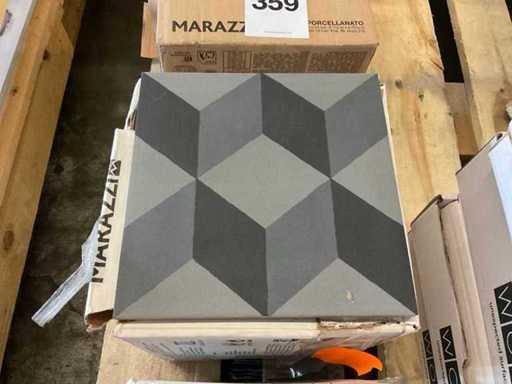 Wandtegel 20x20 cm ca. 1,9 m²