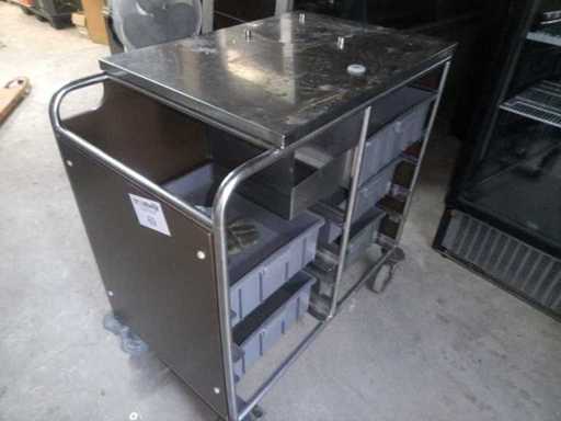 Kitchen service table
