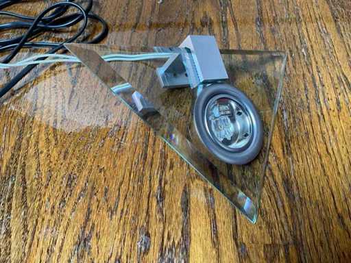 Thebo HA 579 triangular glass under-cabinet lamp (3x)