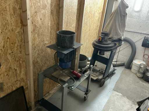 Printplaatblender met stofzuiger